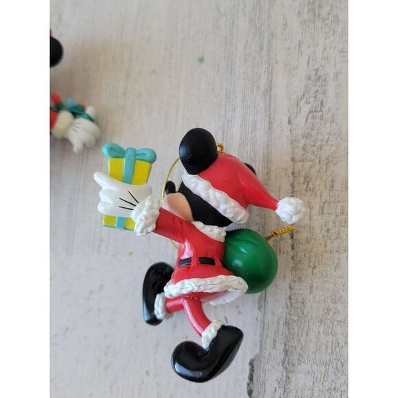 Mickey Minnie Mouse Santa Mrs Claus gift string light ornament set Xmas decor - Picture 8 of 8